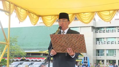 Bupati Inhil Irup Peringatan Hari Kesaktian Pancasila 2017